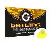 Kulki Gatling paintballs 0.50cal EU 5000szt* II gat.