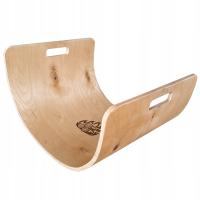 Stojak na drewno kominkowe ze sklejki giętej| Pojemnik na drewno kominek