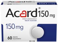 Acard lek przeciwzakrzepowy 150 mg 60 tabletek