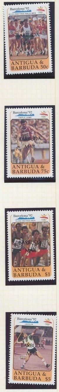 Barbuda 1991 Znaczki 1279-82 ** sport igrzyska olimpijskie Olimpiada