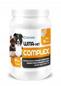 EUROWET Wita-Vet Complex 1g Ca/P=1,3 do 25kg 80tab.