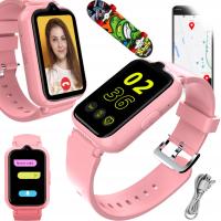 Детские умные часы 4G GPS Manta Junior Joy SOS Pink 35 мм LBS WiFi LBS