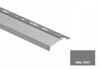Profil okapowy OKAP aluminium CEZAR SZARY RAL7037