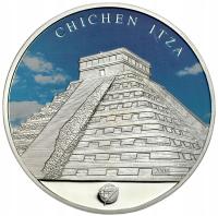 Mongolia. 500 tugrików 2008 - Chichen Itza – SREBRO