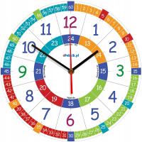 M образовательные настенные часы для детей Учительский механизм течет
