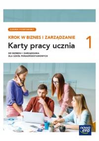 KROK W BIZNES I ZARZĄDZANIE 1 karty pracy Z/P NOWA ERA 2023