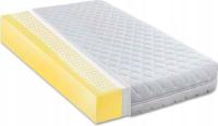 Materac 70x140 przewiewny z lateksem 14cm H2H3 oddychający średnio-twardy