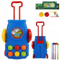 DUŻY ZESTAW GRA MINI GOLF 6 PIŁEK 4 KIJE DOŁKI DLA DZIECI DOM OGRÓD