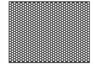 BLACHA PERFOROWANA SITO 1000 x 2000 STAL SUROWA Gr. 3 mm Rv 4-6 KOŁA 4 mm