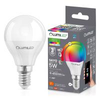 Żarówka LED E14 P40 5W=40W TUYA RGB CCT Ściemnialna Inteligentna WiFi SMART