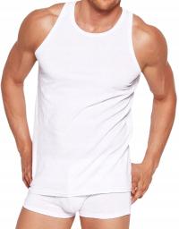 Raj-Pol podkoszulka okrągły na ramiączkach biały