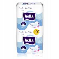 Bella Perfecta Slim Blue podpaski higieniczne cienkie 20szt.