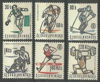 Czechosłowacja 1963 Mi 1377-1382 Czyste **