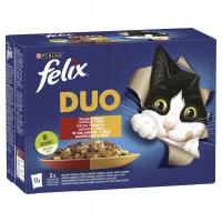 Mokra karma dla kota Felix Duo Wiejskie Smaki saszetka 12X85g