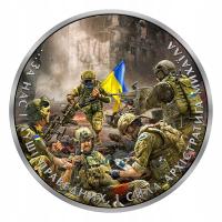 2023 Hrywna The Battle of Azovstal 1oz Ag999 Numer 67