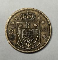 moneta Rumunia 5 lei 1930 (2)