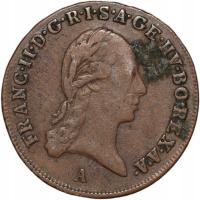 Austria 1 krajcar kreuzer 1800 A
