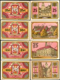 Oleśnica - Oels - kompletna seria 4 bonów 1922