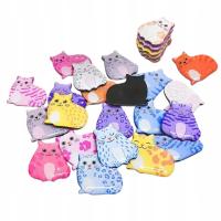 MAG1 Magnesy na lodówkę zestaw 3szt KOTY KOTKI KOTEK miks