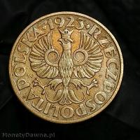 5 groszy 1923, II RP destrukt