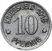 Oberglogau - Глогувек - 10 Pfennig 1918 - ЖЕЛЕЗО