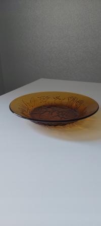 Медовая Стеклянная подставка.