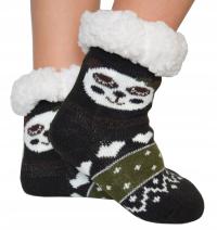 SKARPETY grube ciepłe ABS dziecięce ZIMA 24-27