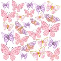 Вафельные бабочки 10 бабочки вафельные бабочки 3D пастель для торта 25 шт