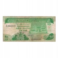 Banknot, Mauritius, 10 Rupees, Undated (1985), KM: