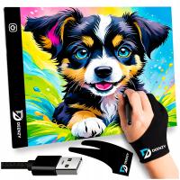 Deenzy графический планшет детская доска для рисования светодиодный перчатка