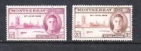 kol. ang. MONTSERRAT Mi 105-106 PARLAMENT seria z 1946