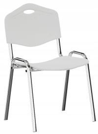 Krzesło Plastikowe do poczekalni ISO CR JASNOSZARE