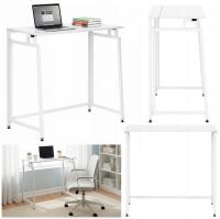 BIURKO SKŁADANE LOFT KOMPUTEROWE INDUSTRIALNE LEKKIE STOLIK 80cm NOWOCZESNE