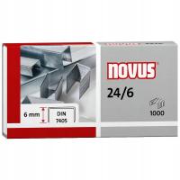 Zszywki NOVUS 24/6 DIN 1000szt. 040-0158