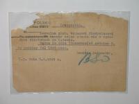 Przepustka 1945 Katowice