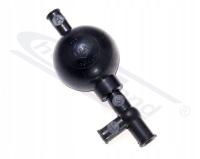 gruszka do pipet.. czerwona trzyzaworowa D&N uniwersalna długi trzonek