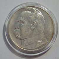 10 zł, Józef Piłsudski, 1935r. Ag DW172