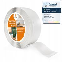 Listwa przypodłogowa PCV - cokołowa elastyczna 70/20 biała, 15m