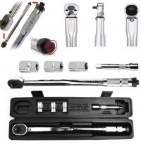 KLUCZ DYNAMOMETRYCZNY 1/2 28-210Nm 3 NASADKI 17/19/21 Crv ZESTAW WALIZKA