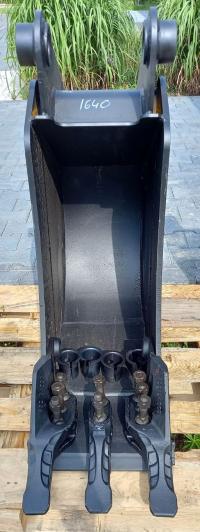 KOMPLETNA ŁYŻKA 30cm Z ZĘBAMI TULEJKAMI I ŚRUBAMI DO JCB 3CX 4CX MINI