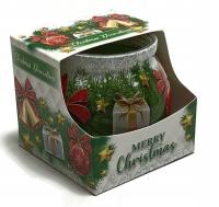 ŚWIECZKA ŚWIECA ZAPACHOWA W SZKLE ŚWIĄTECZNA