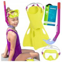 Набор для плавания для дайвинга для детей 3в1 маска трубка ласты 3-6лет