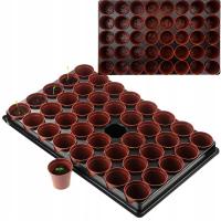 МНОГОПЛАТФОРМЕННЫЕ ПРОИЗВОДСТВЕННЫЕ ГОРШКИ ДЛЯ РАССАДЫ СЕЯЛКИ 40ШТ С ПОДДОНОМ