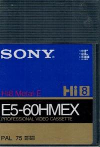 Professional video cassette Sony E5-60HMEX