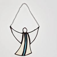 Aniołek witraż wiszący