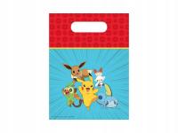 Prezentowe torebki urodzinowe Pokemon 6 szt. Pikachu