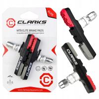 Klocki hamulcowe Clarks CPS301 MTB V-brake 72 mm czerwono-czarno-szare