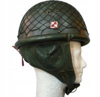 Польский военный парашютный стальной шлем wz.63 сетка
