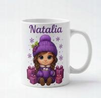 Kubek świąteczny GWIAZDKA wzory ŚwiętaMIKOŁAJKI GRATIS IMIĘ