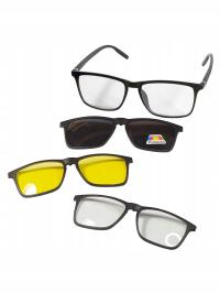 OKULARY DO KOMPUTERA BLOKUJĄCE ŚWIATŁO NIEBIESKIE + 3 nakładki